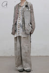 ARCHIVIO J.M.Ribot color block stripe suit G01/FD